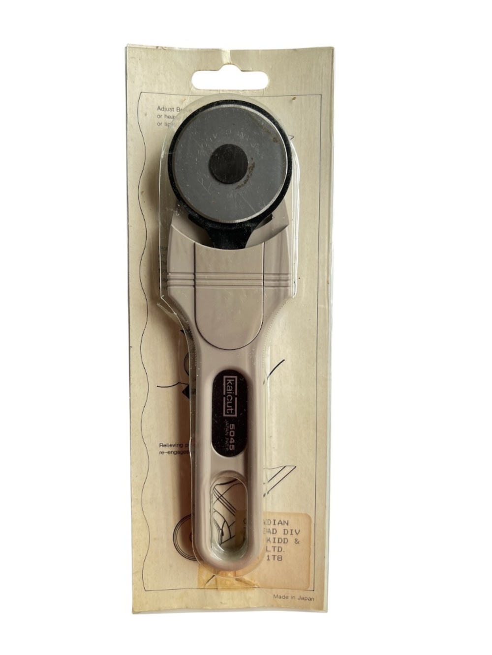 KAICUT Rotary Cutter 5045 Made Japan Wheel Cutter St-810 Cloth Leather Vinyl NEW